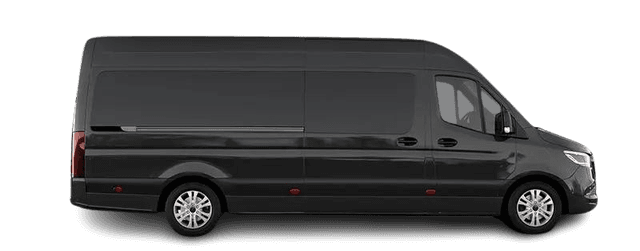 Minibus confortable avec chauffeur privé pour transport de groupes